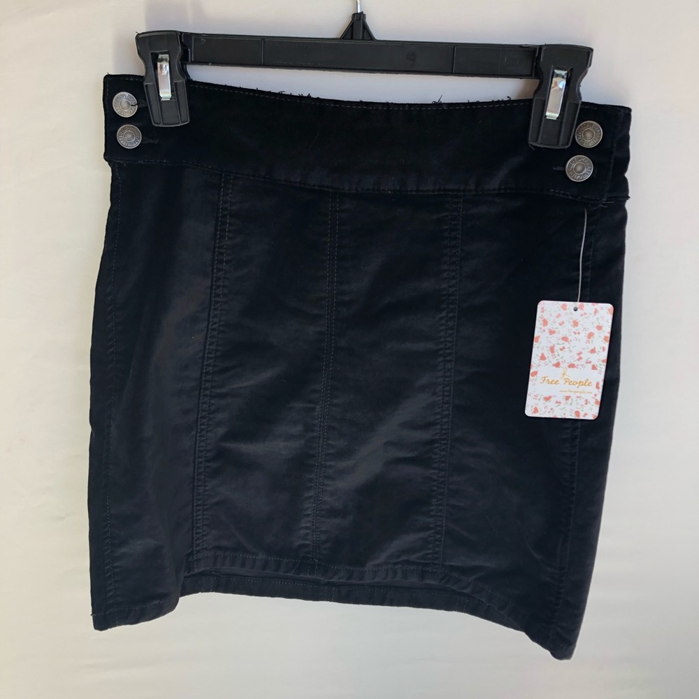 Free People SKIRT women’s size 26 suede short NWT